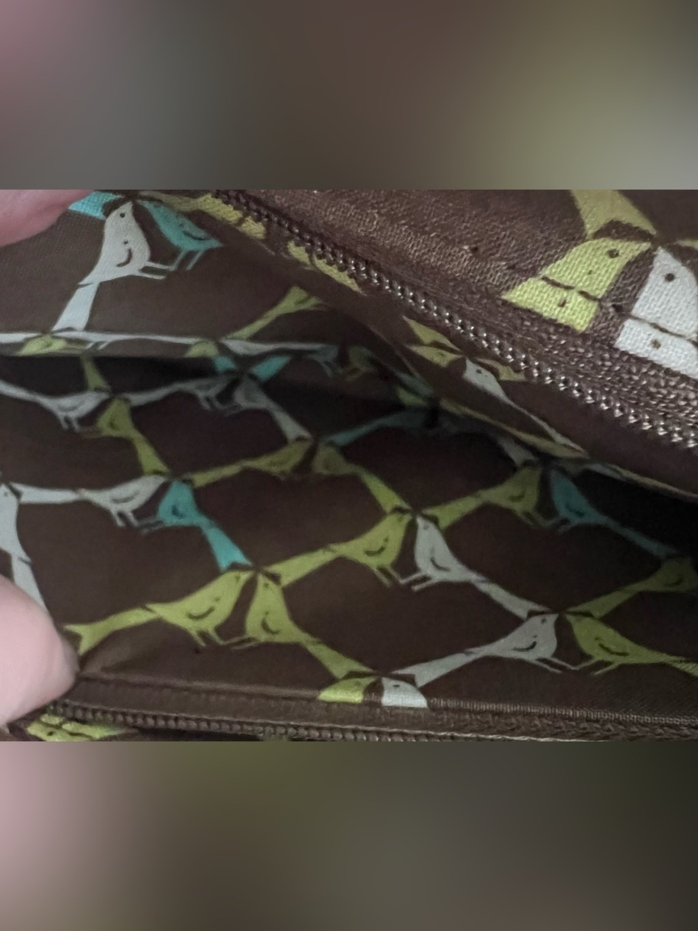 Vera Bradley Knot Just A Clutch Shoulder Bag Sittin’ in a Tree Retired NWOT - Picture 5 of 7